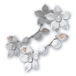 White Petal Sigh (Skin: Earrings)